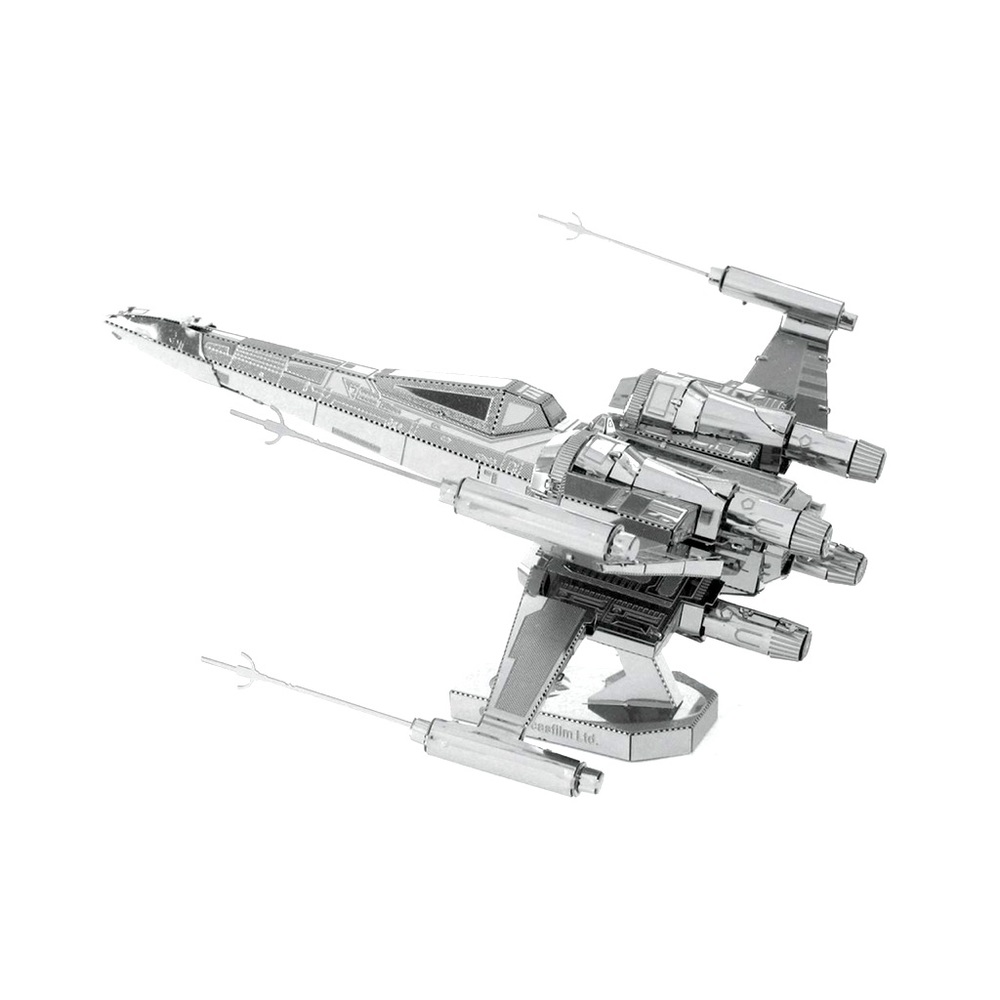 🧩 STAR WARS Poe Dameron’s X-Wing Fighter METAL EARTH 3D Puzzle